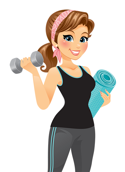 Woman Girl, fitness